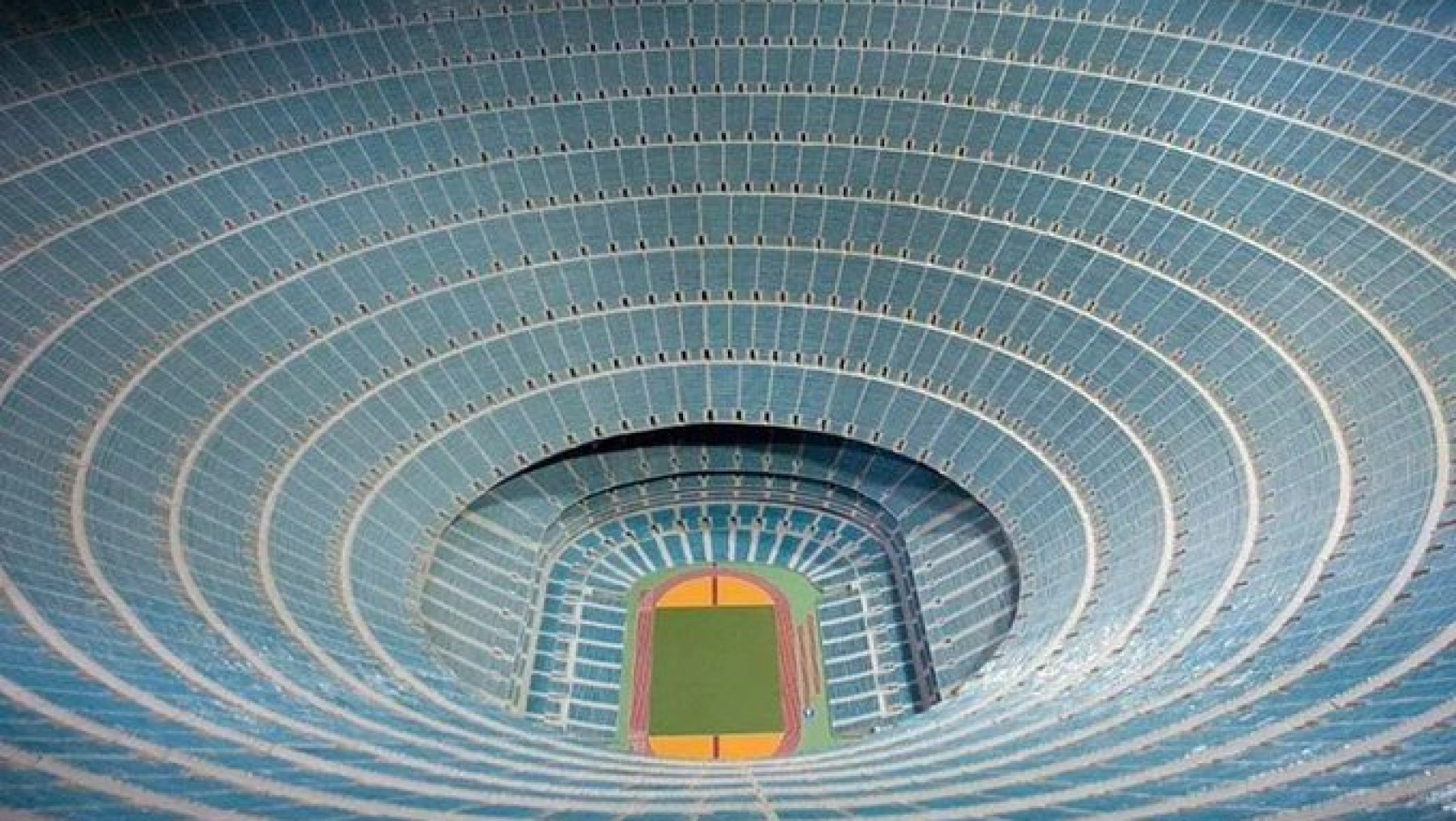 Un artista proyectó cómo sería un estadio para un millón de personas